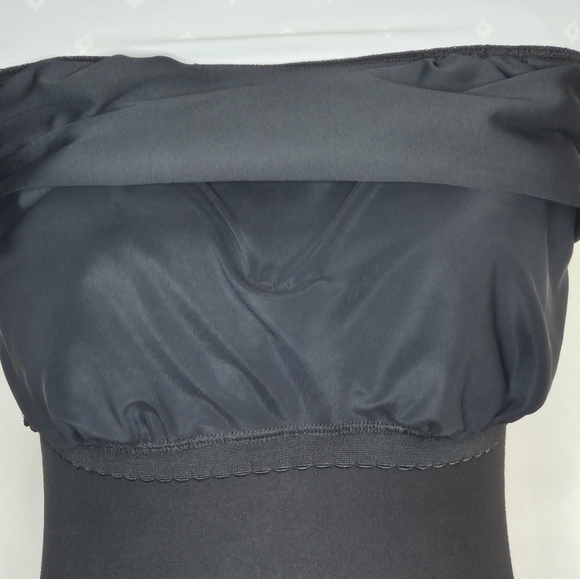 Lands' End DDD-Cup Underwire Square Neck Cross Back Tankini Swim Top - Sz 10 DDD - Picture 7 of 10